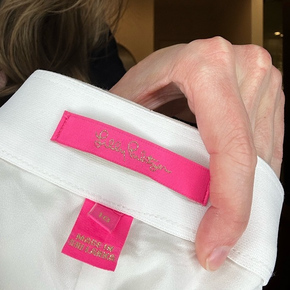 Lilly Pulitzer $198 Lyndie High Rise Pant size 10 - Picture 6 of 6